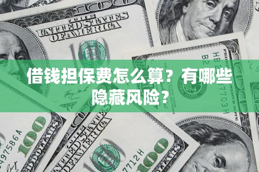 武汉借钱担保费怎么算？有哪些隐藏风险？