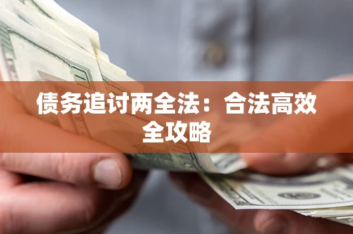 武汉债务追讨两全法：合法高效全攻略