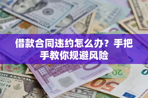 武汉借款合同违约怎么办？手把手教你规避风险