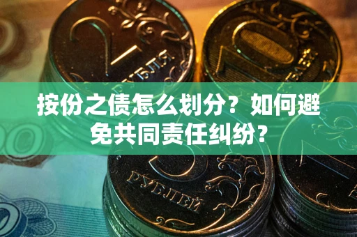 武汉按份之债怎么划分？如何避免共同责任纠纷？