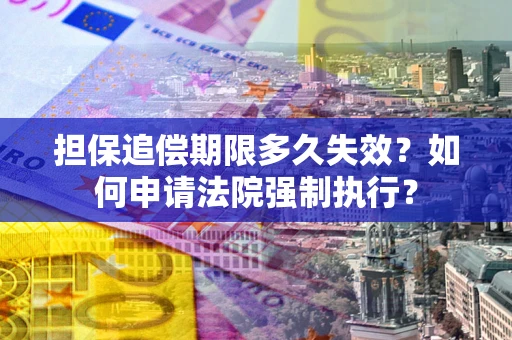武汉担保追偿期限多久失效？如何申请法院强制执行？