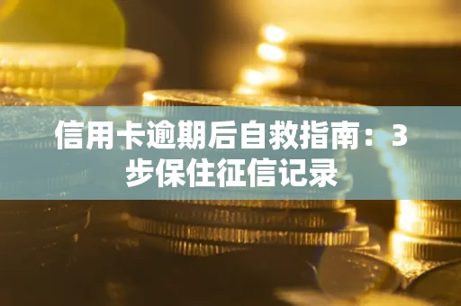 武汉信用卡逾期后自救指南：3步保住征信记录