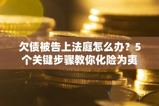武汉欠债被告上法庭怎么办？5个关键步骤教你化险为夷