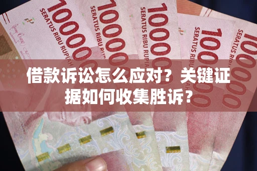 武汉借款诉讼怎么应对？关键证据如何收集胜诉？