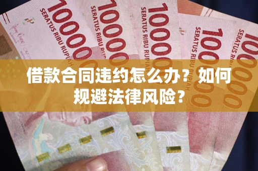 武汉借款合同违约怎么办？如何规避法律风险？