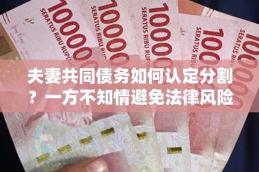 武汉夫妻共同债务如何认定分割？一方不知情避免法律风险必看！